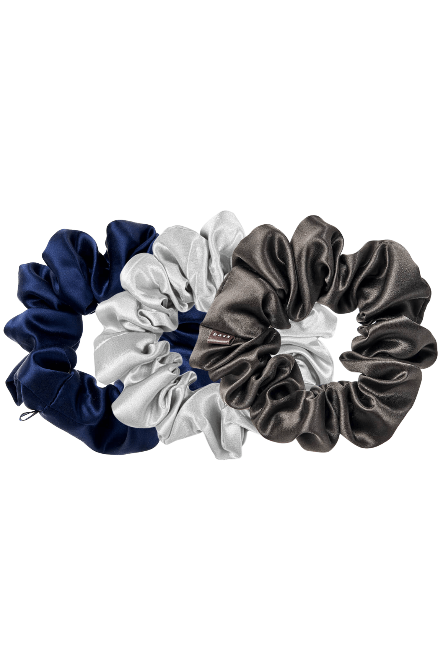 LARGE Silk Scrunchies Set - Basic (Pack of 3) – BASK™