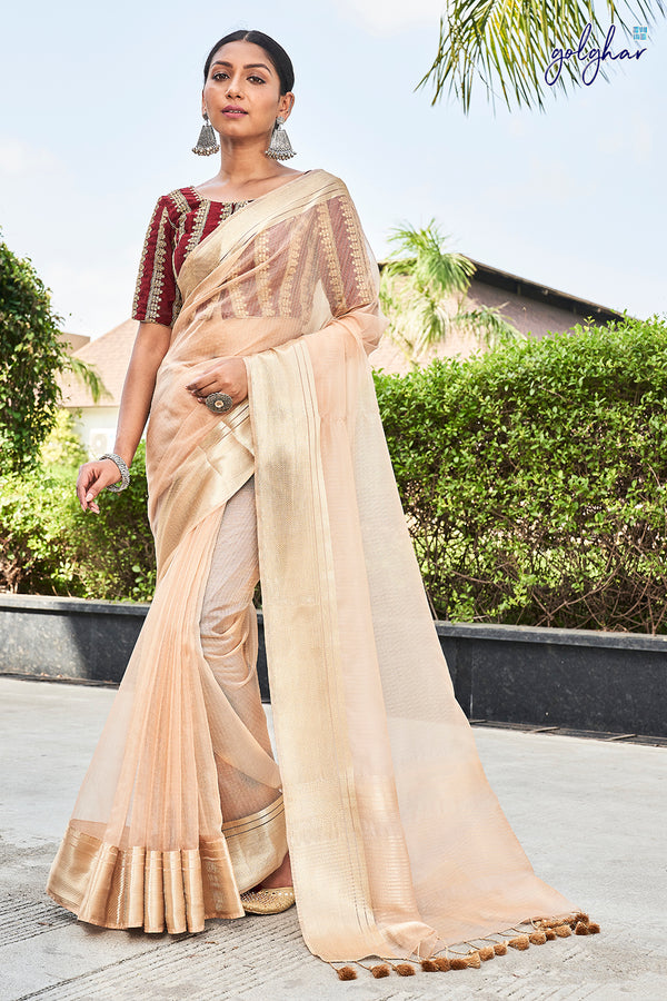 Buy Steel Grey Sarees for Women by SATRANI Online | Ajio.com