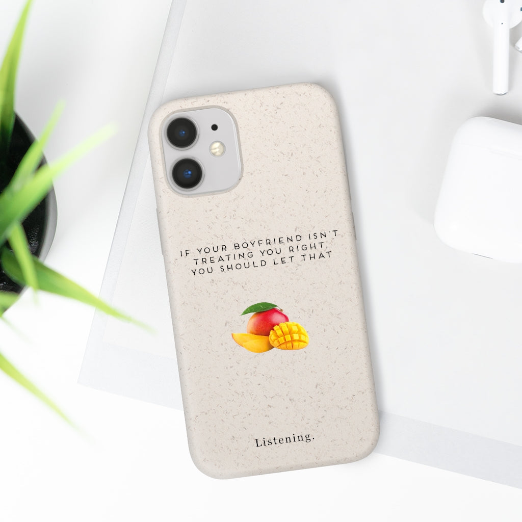 Biodegradable Case for iPhone and Samsung - MANGO 🥭 - Listening Store