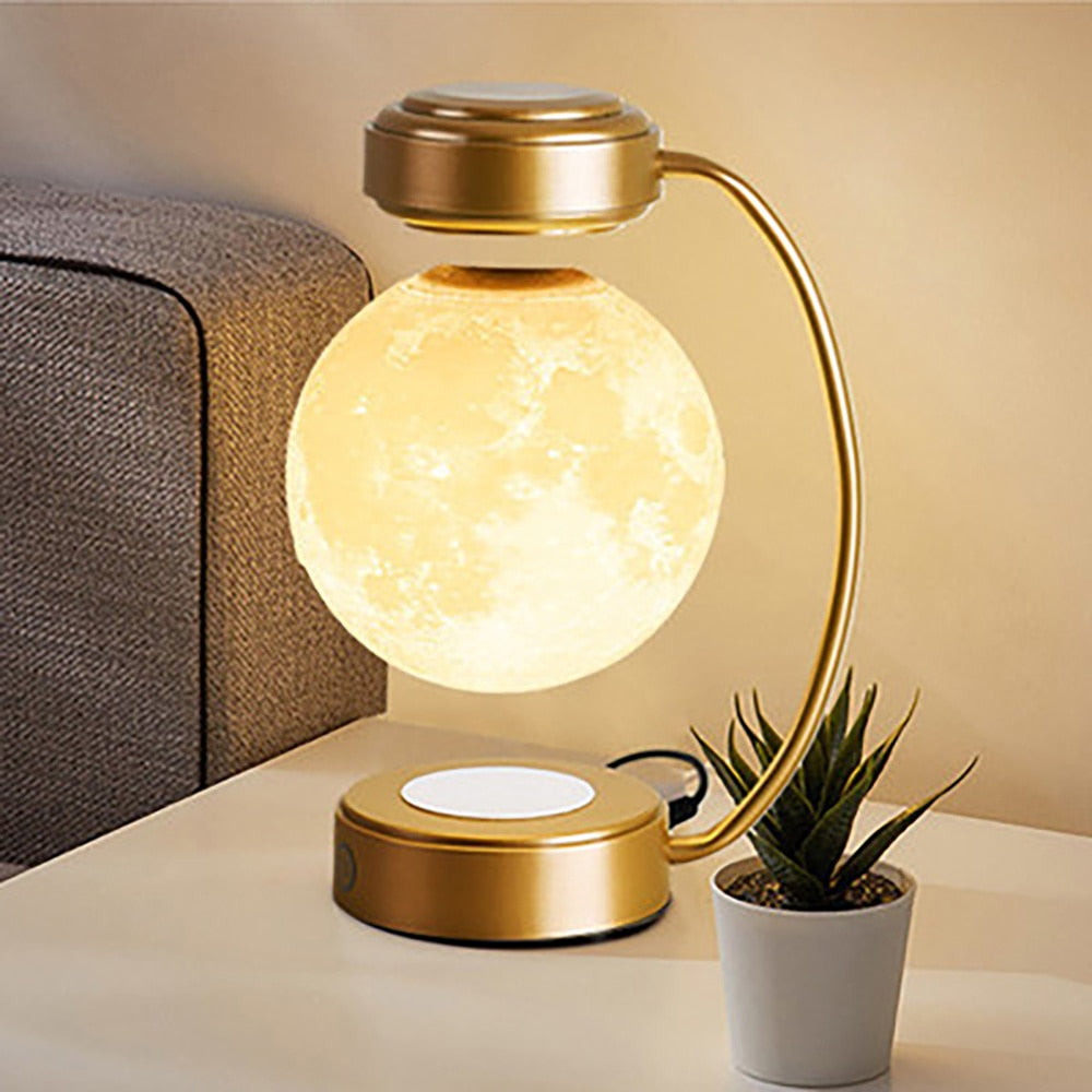 Magnetic Levitating Moon Room Decoration - COOLCrown Store
