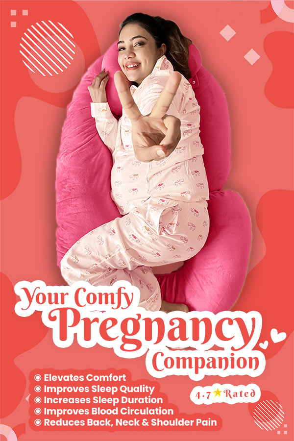 Quilt Comfort Pink Cozy Plush U Shape Pregnancy Pillow XL Size, For Home at  Rs 3800/piece in New Delhi