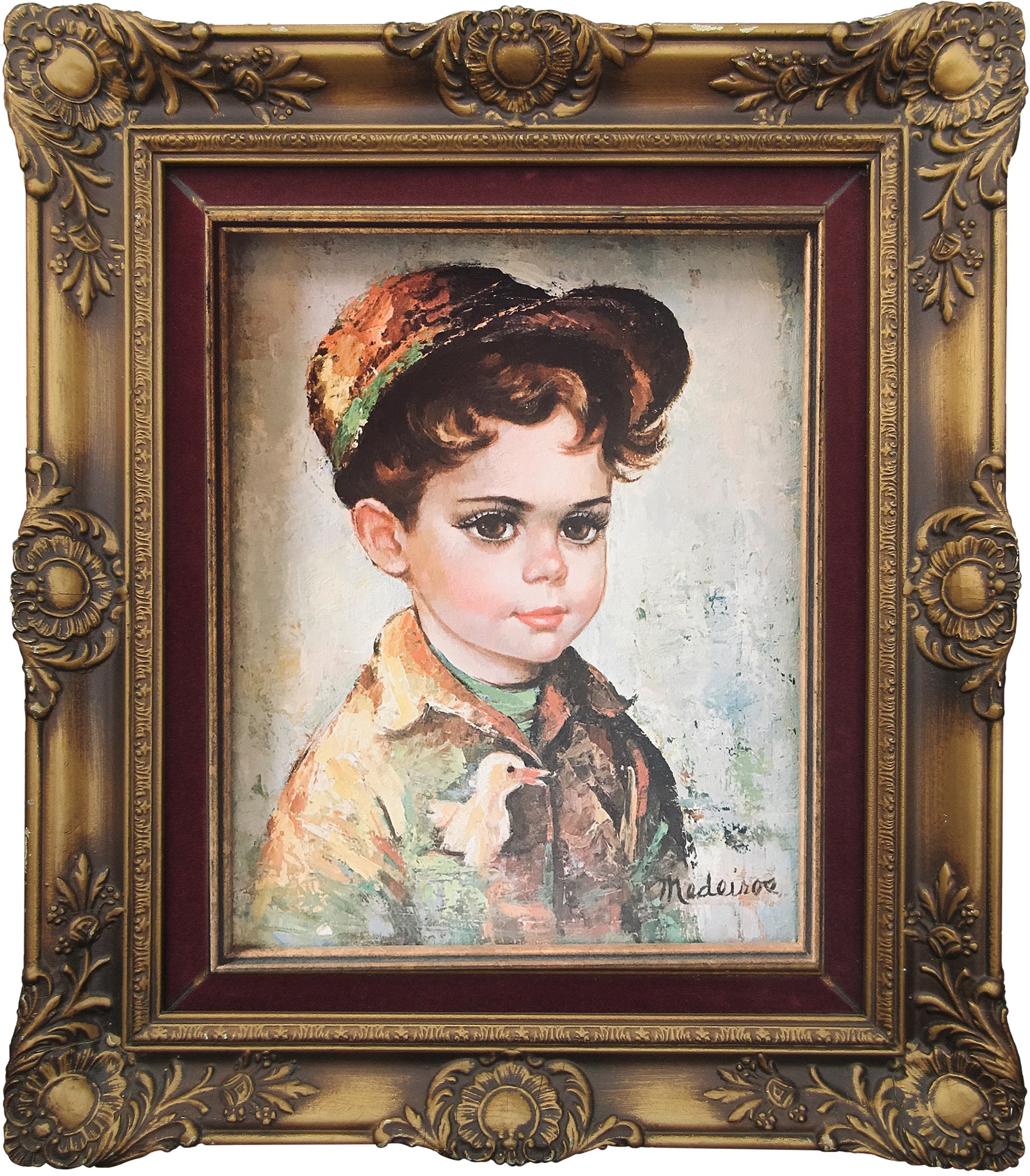 framed print before Little Joe E redirected painting by Ange Beever