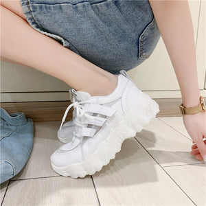 casual platform sneakers