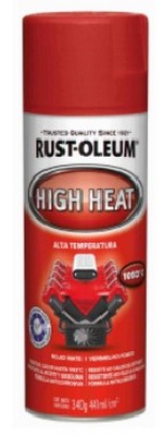 Pintura Alta Temperatura Rojo Mate 441ml. Rust Oleum High Heat
