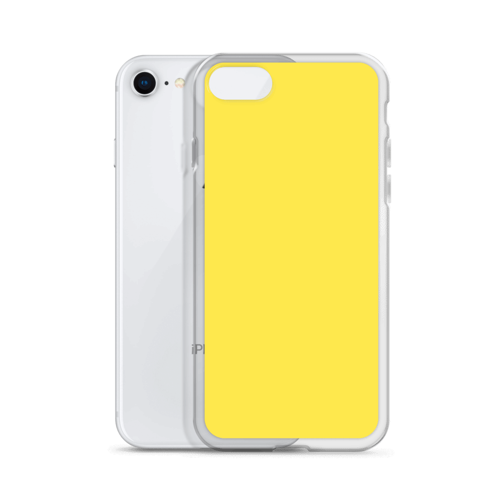 Bright Yellow iPhone Case â€