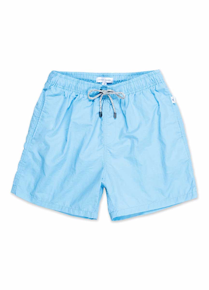 Light Blue Wash Swim trunk – Bikinis & More