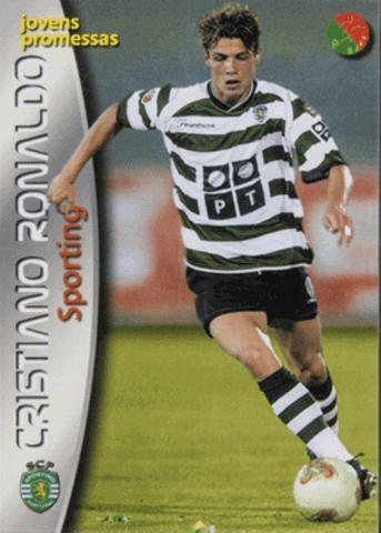 2003 Panini Sports Mega Craques Cristiano Ronaldo rookie cark