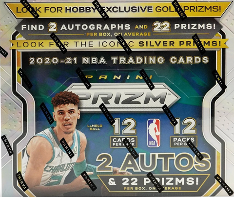 a Panini Prizm basketball rookie card case