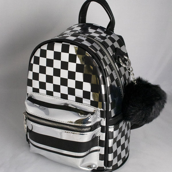 Checkered Mini Backpack | Fearless Racewear