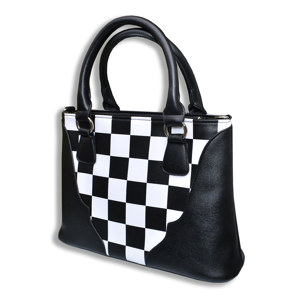 checkered purse