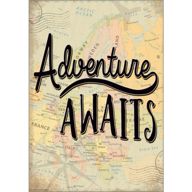 Adventure Awaits Positive Poster The Learning World