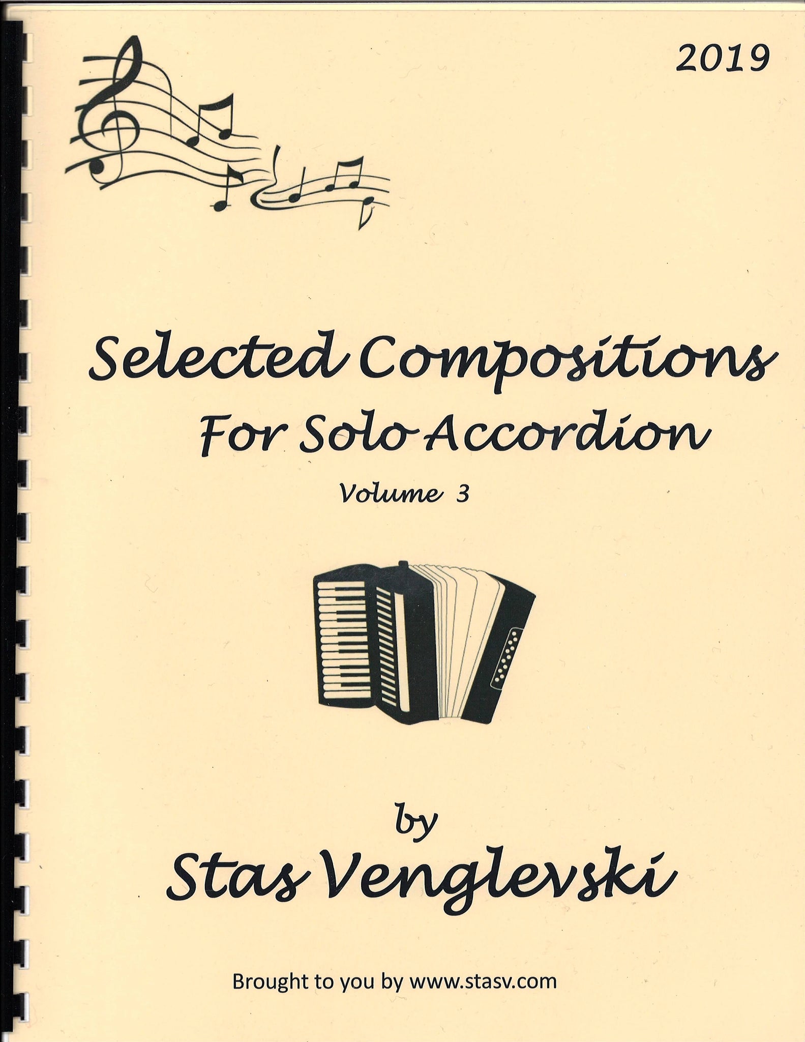 Selected Composition For Solo Accordion Volume 3 Petosa Accordions