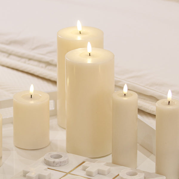 Cream Realistic LED Candle - 10cm – Rowen Homes