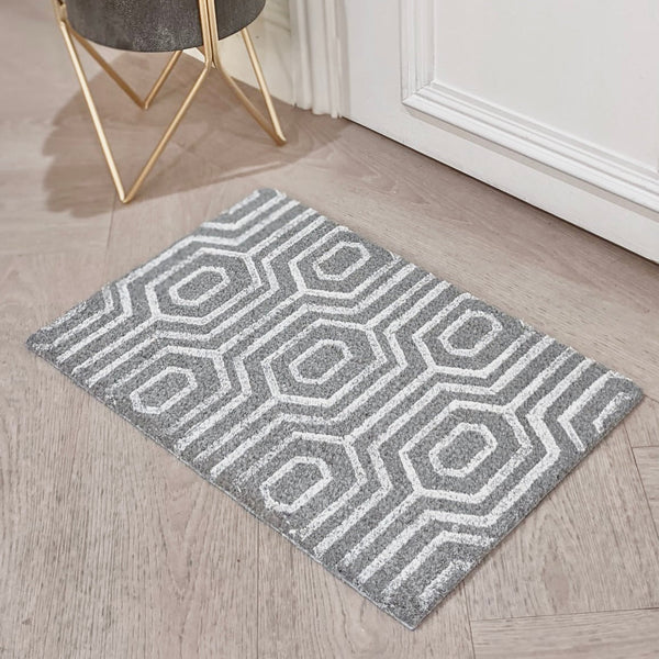 Kyla Black Border Natural Large Doormat – Rowen Homes