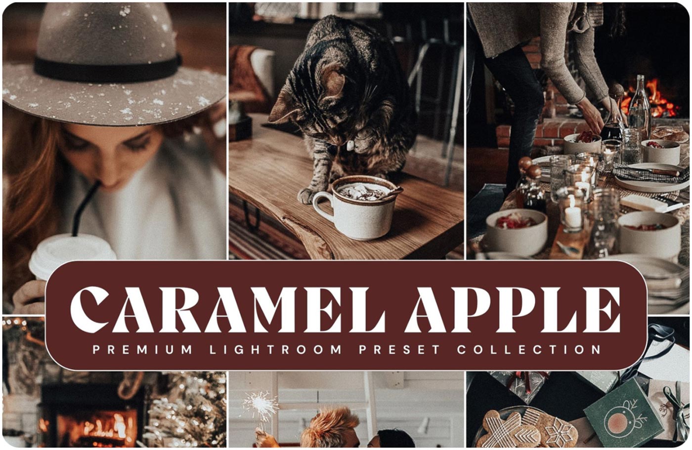 Caramel Apple Presets Best Christmas Lightroom Presets