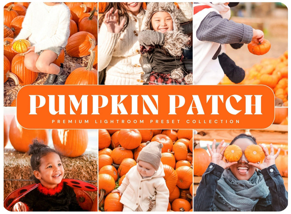 The Best Preset For Fall Photo Editing Pumpkin Patch