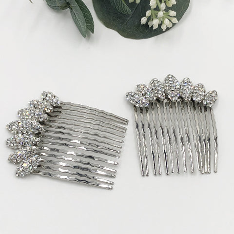 Comb set with Cactus Crystal Style