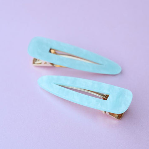 Candy Colors Alligator Hair Clips - Set of 2