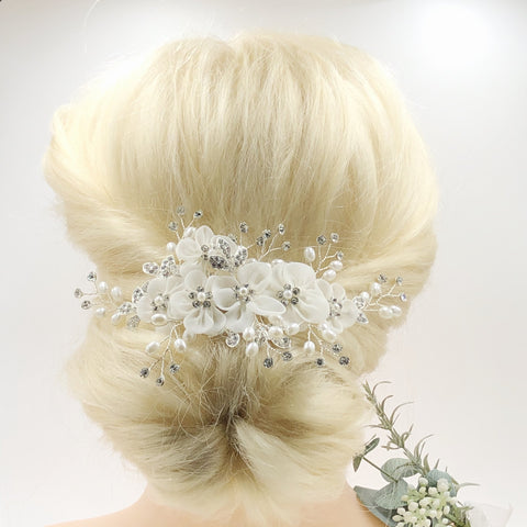 Floral Bridal Hair Clip