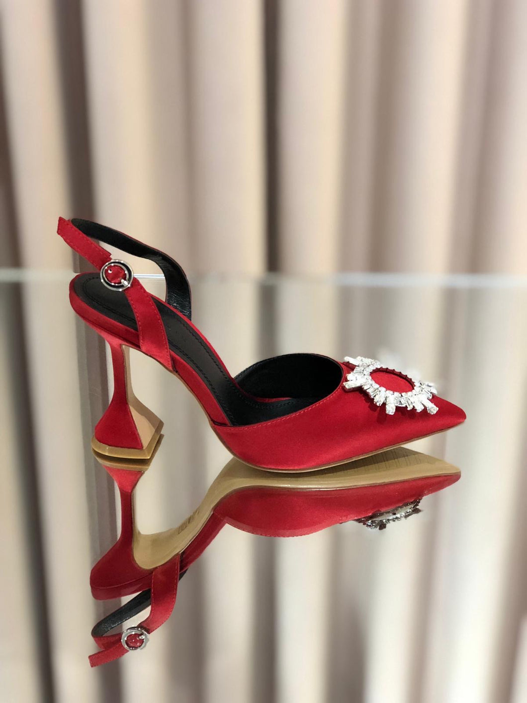 Emma hyacinth Red High Heel – omarsbrands