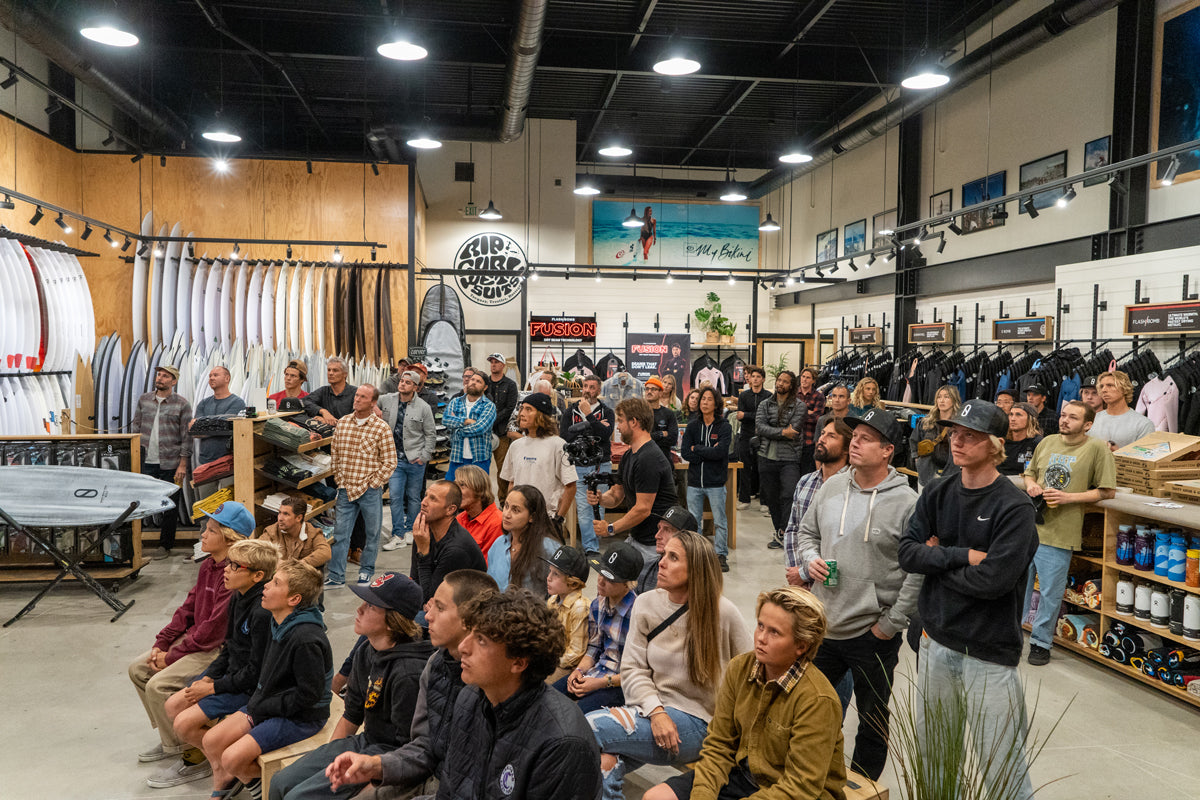 Kelly Slater Live Conversation on Great White Twin at Rip Curl San Clemente 2