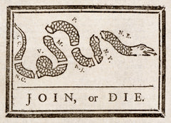 ben franklin's join or die design