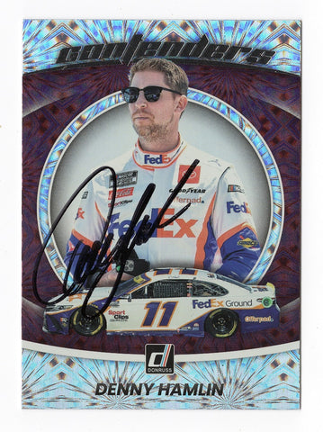 Denny Hamlin 2021 Donruss Racing NASCAR #11 Toyota Camry Car Card #39 Joe  Gibbs