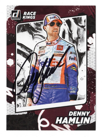 Denny Hamlin 2021 Donruss Racing NASCAR #11 Toyota Camry Car Card #39 Joe  Gibbs