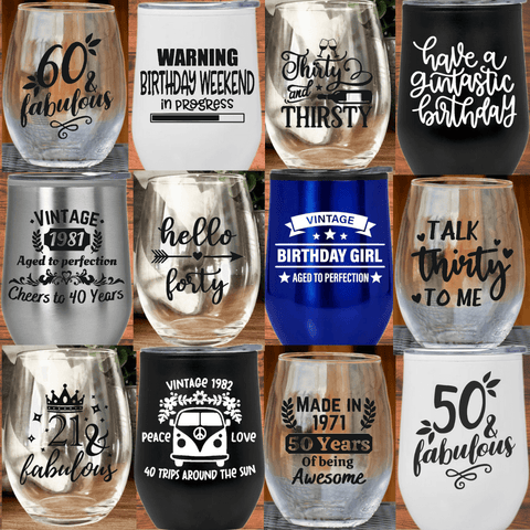 Fun Birthday Drinkware gifts