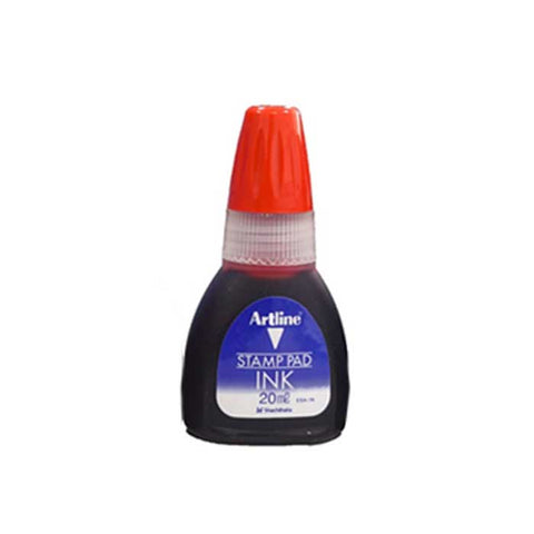 Brother 20CC Stamp Refill Ink Bottle in Red, Green, Black or Blue Ink