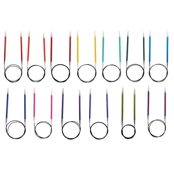 Knit Pro - Fixed Cable Knitting Needles - Zing - 7mm