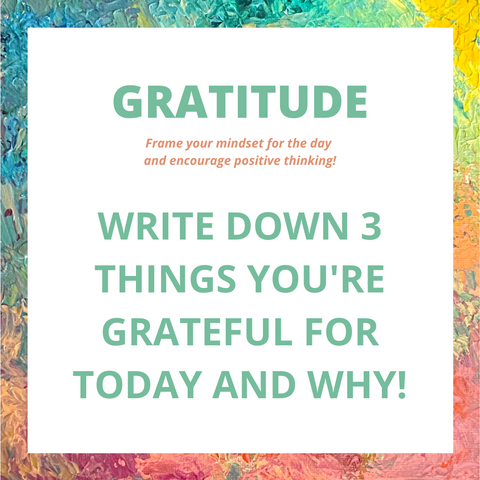 gratitude journaling prompt and idea