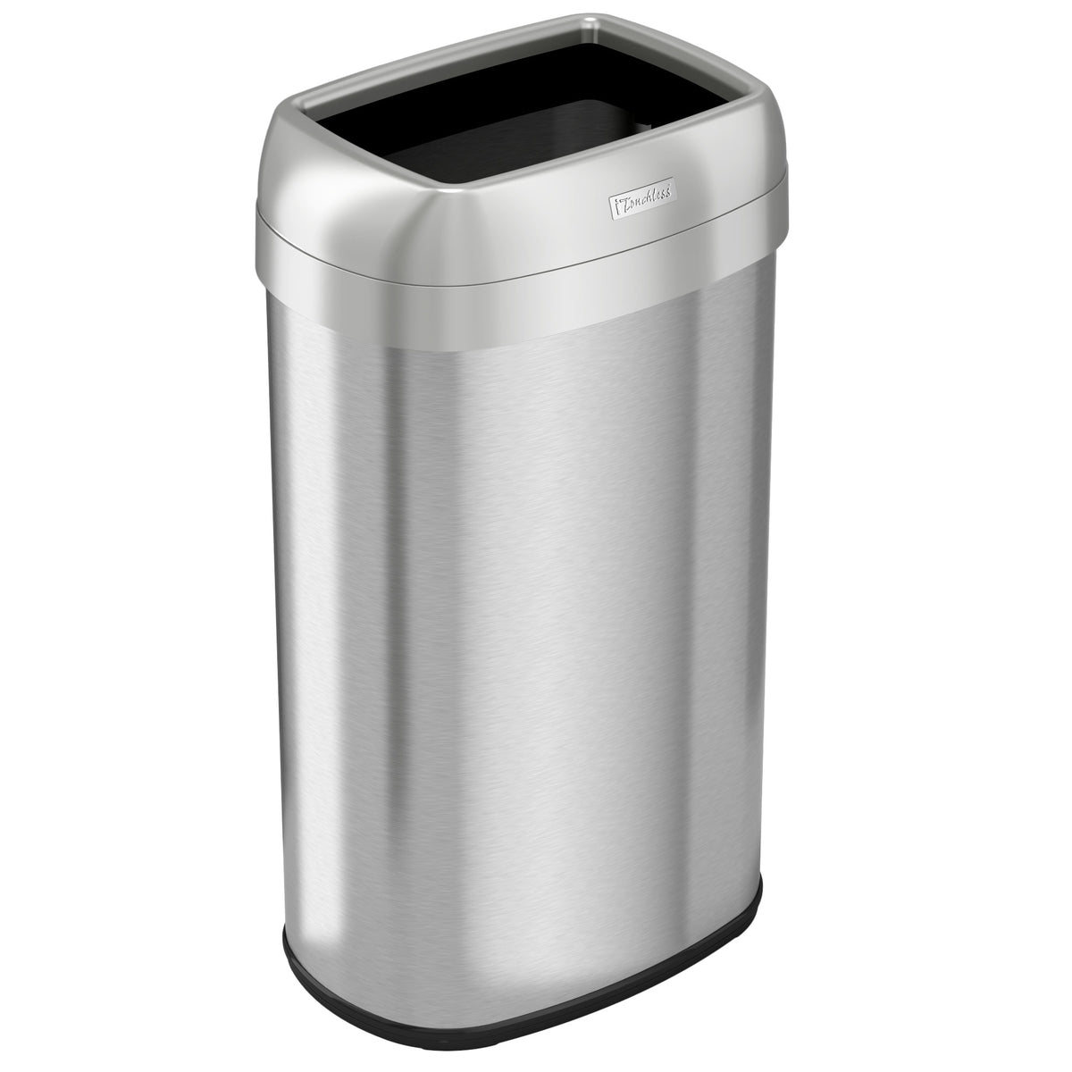 iTouchless - 23-Gal. Touchless Trash Can - Stainless-Steel