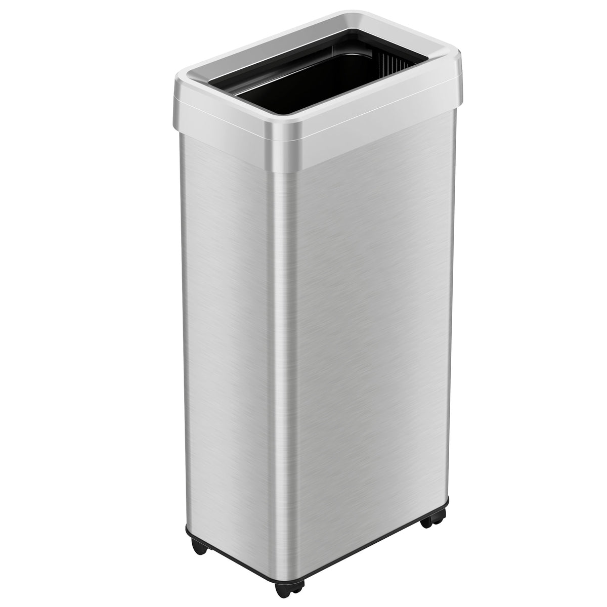 24 Gallon / 91 Liter Dual Push Door Trash Can with Wheels – iTouchless  Housewares and Products Inc.
