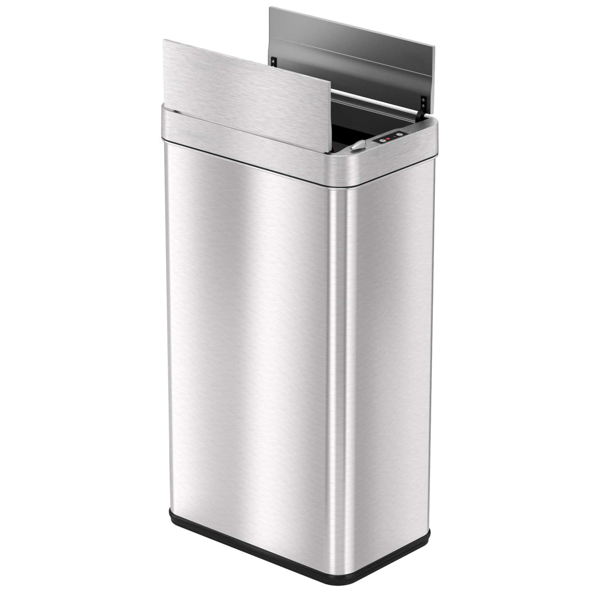 Trash Cans - 13 Gallon Extra-Wide Stainless Steel Automatic Sensor