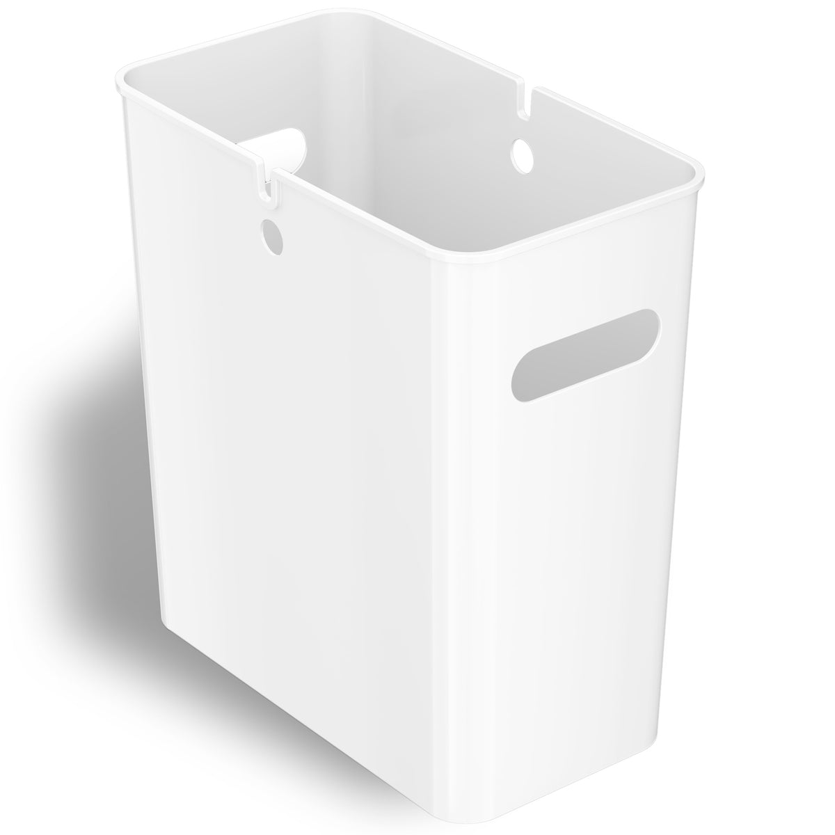 Hailo USA Inc. Big Box 9.2 Gallon Trash Can Silver