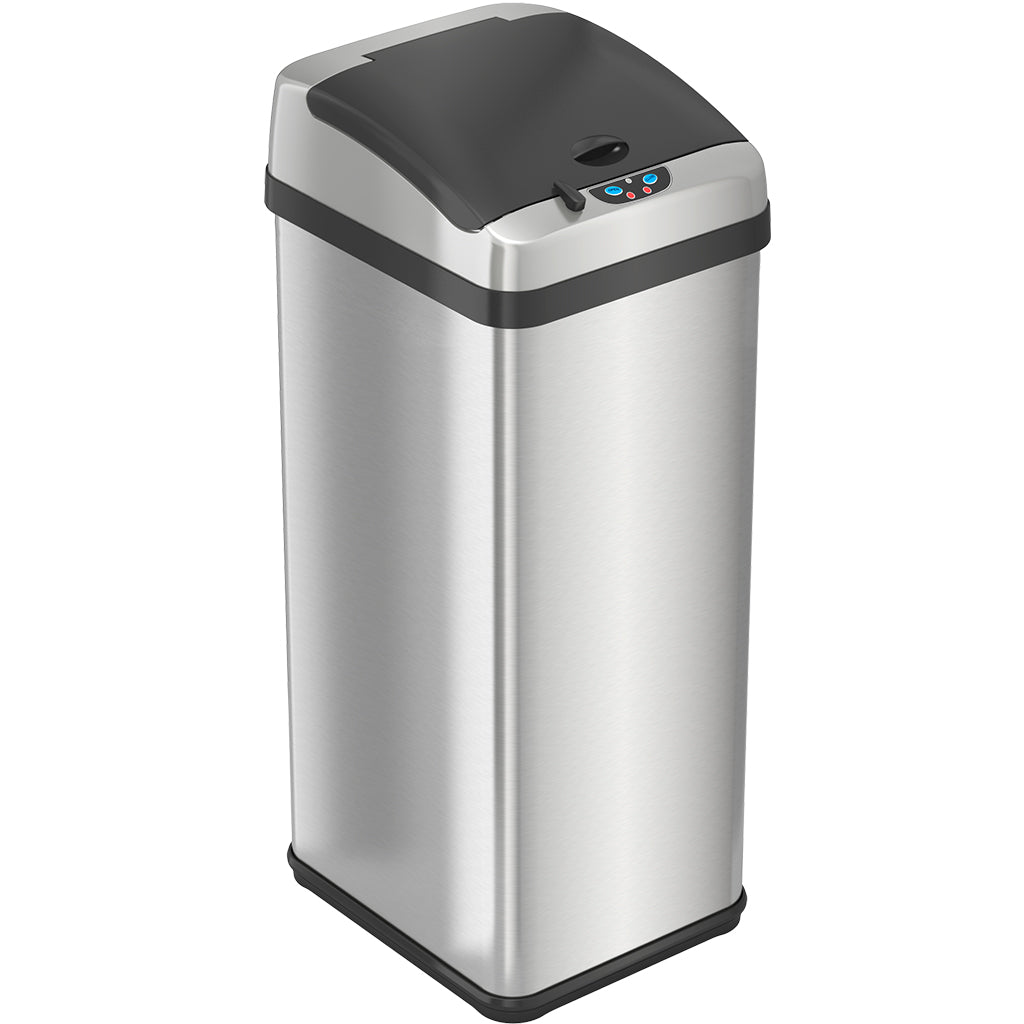 Deodorizer Stainless Steel 13 Gallon Motion Sensor Trash Can