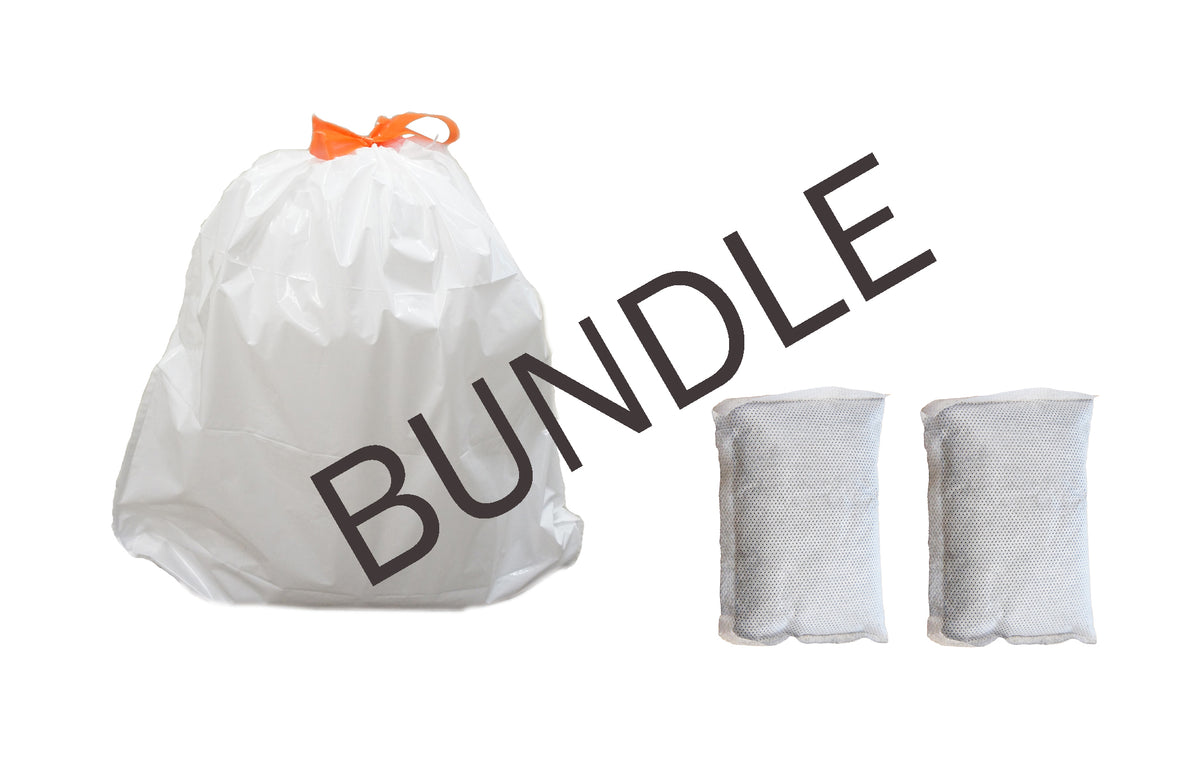 20 Premium Trash Bags for 18 Gallon Can – iTouchless Housewares