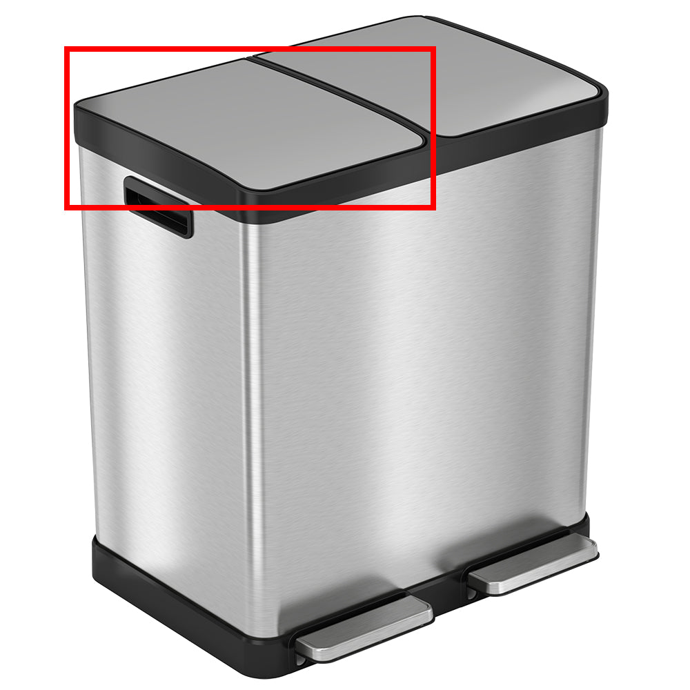 Prime Members:  Basics 10.5-Gal Trash Can w/ Foot Pedal