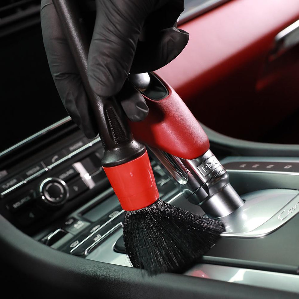 SGCB Car Wheel Rim Detailing Brush for Vehicle, 17 inch Long Auto Soft  Bristle Wheel Cleaner Brush No Scratch Tire Rim Scrub Brush Alloy Wheel  Shining Washing Scrub Brush Easy Reaching Inside