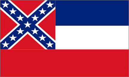 Mississippi state flag 3x5 ft - US state Flags
