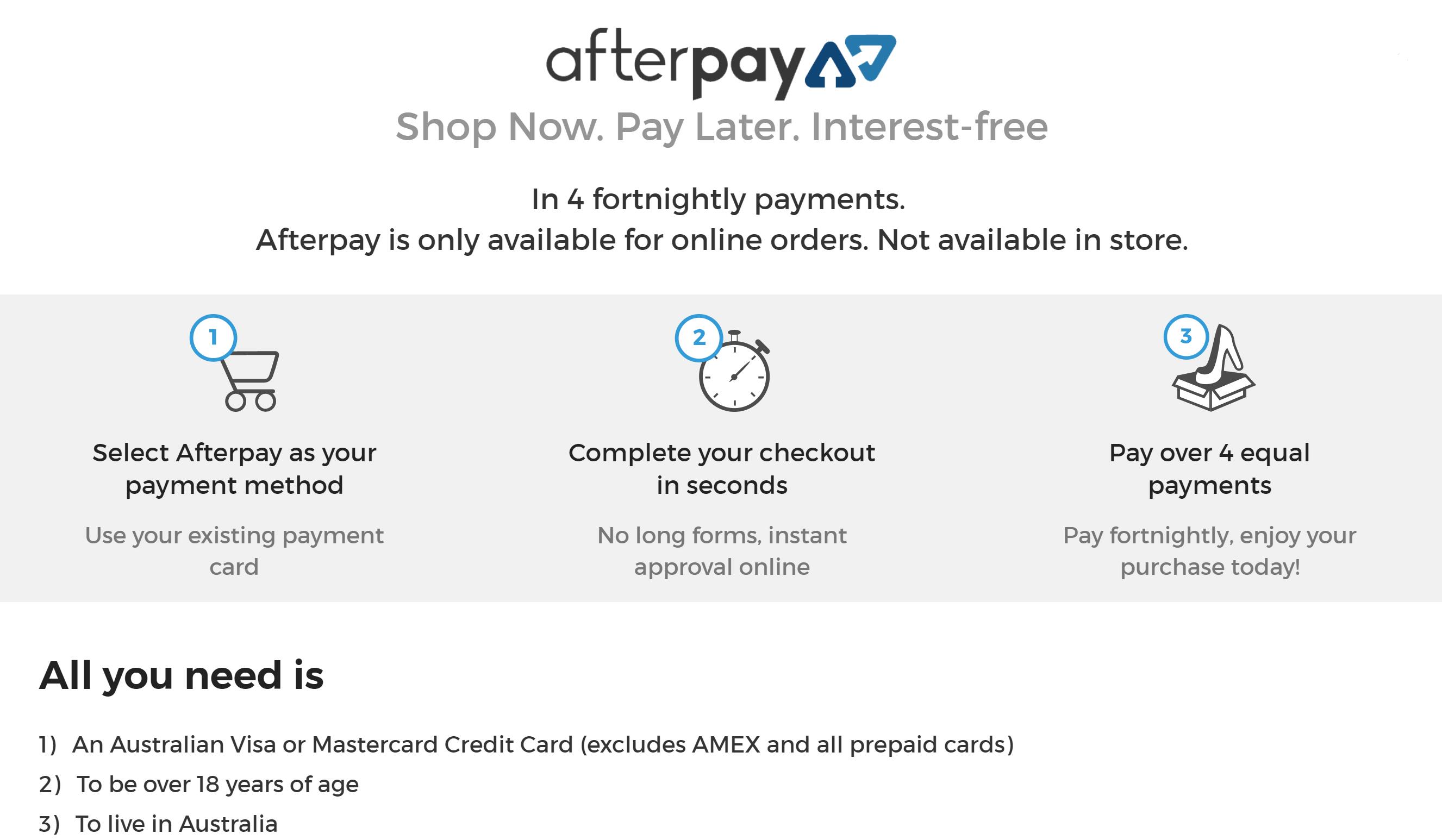Marketing resources center  Social Media  Promote With Afterpay