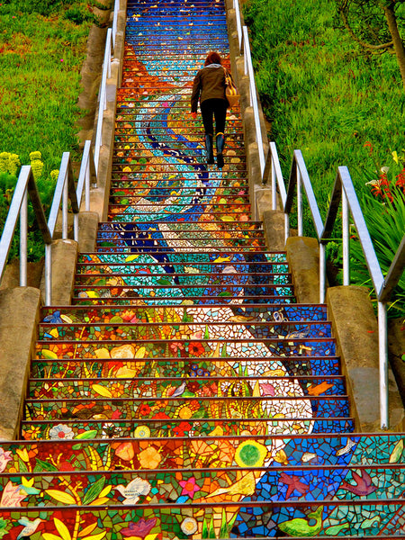 16th Avenue Tiled Steps, San Francisco