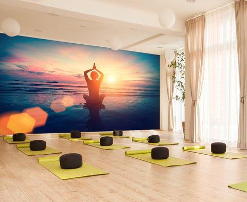 12 Inspiring Yoga Studio Wallpaper Design Ideas For You | AJ Wallpaper