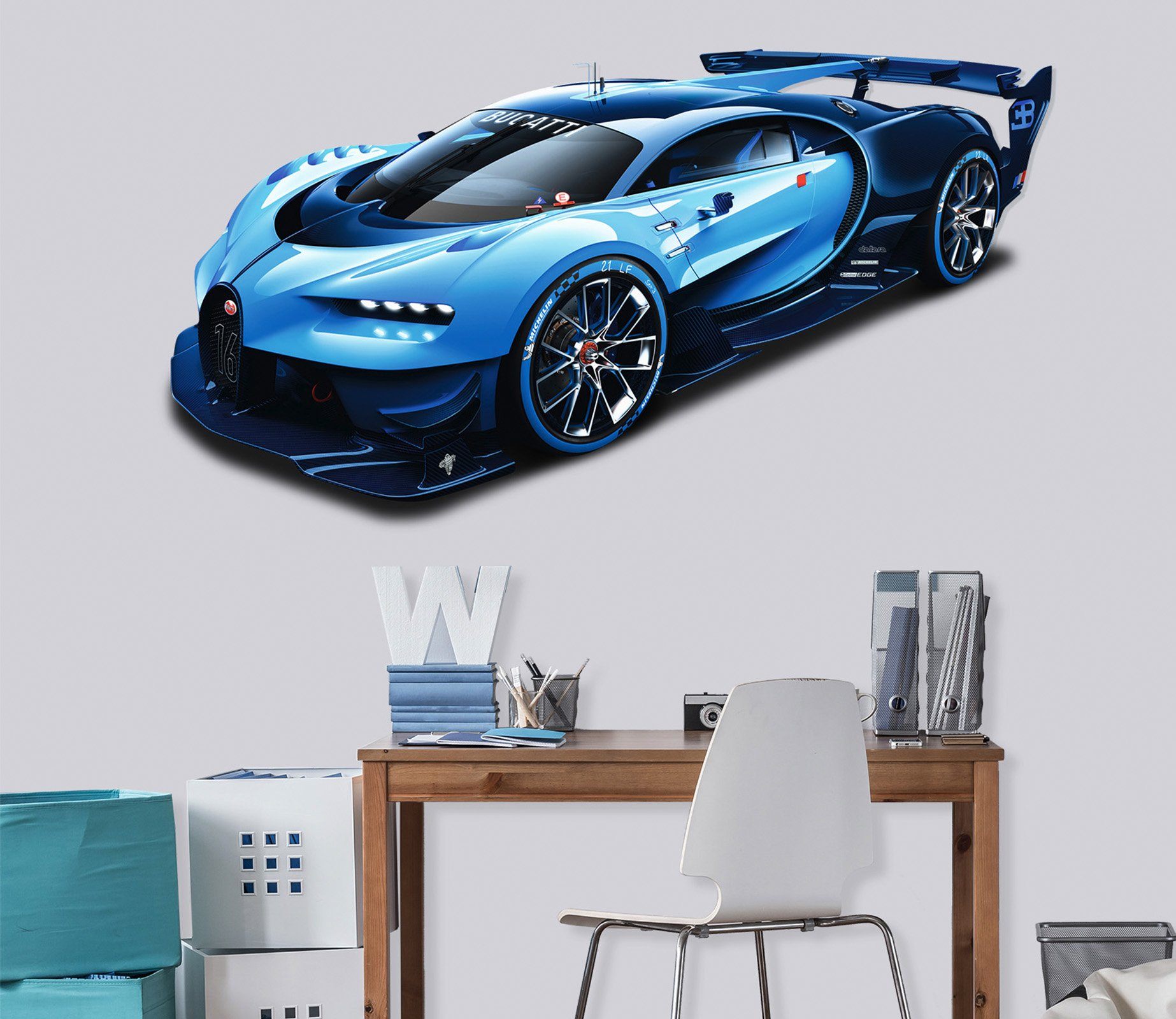 3d Bugatti Car Wallpaper