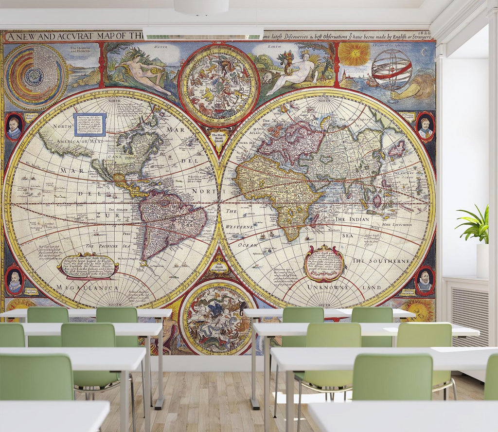 3D world map 29 Wall Murals | AJ Wallpaper