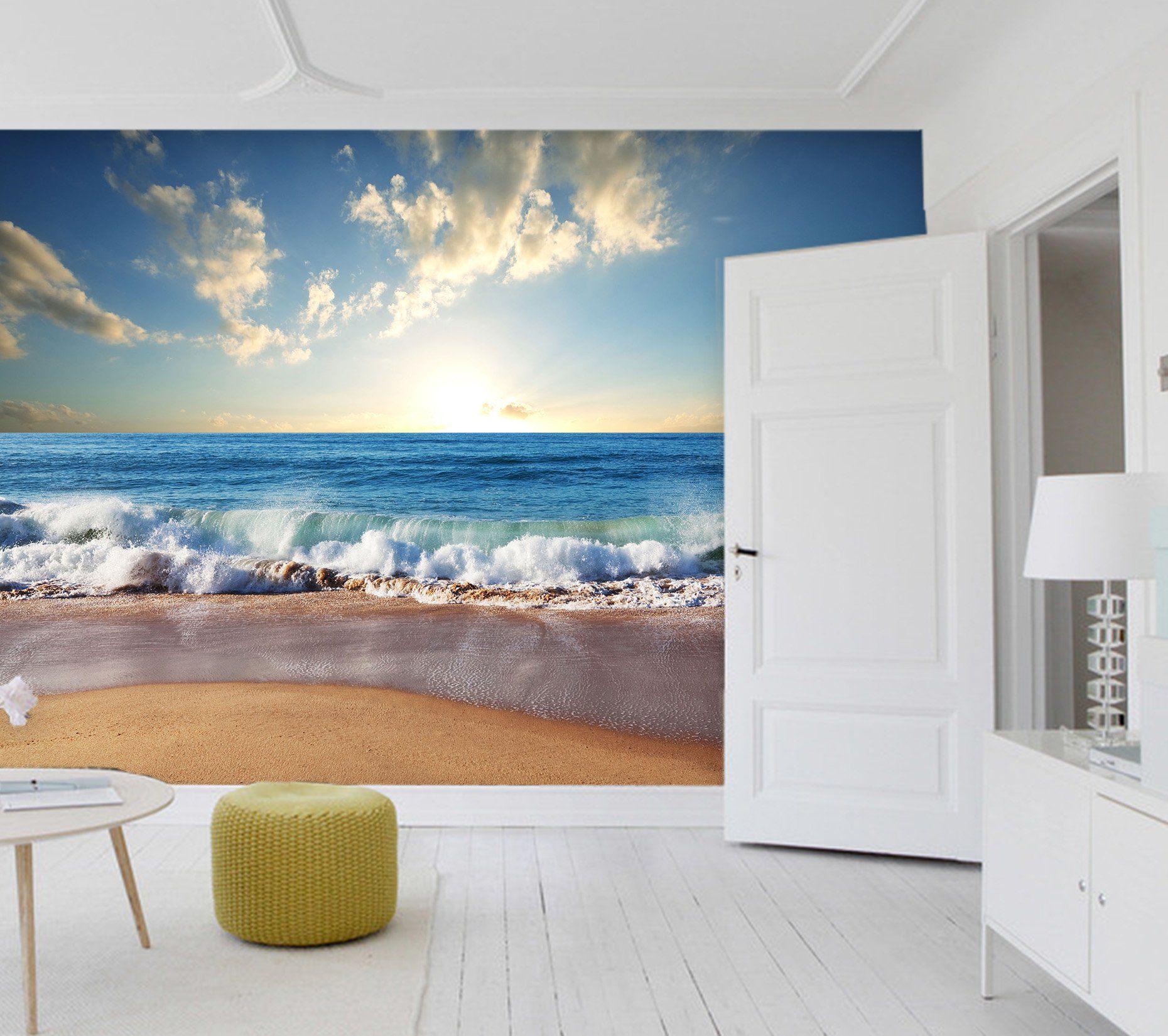 3D Beach Ocean 36 Wall Murals | AJ Wallpaper