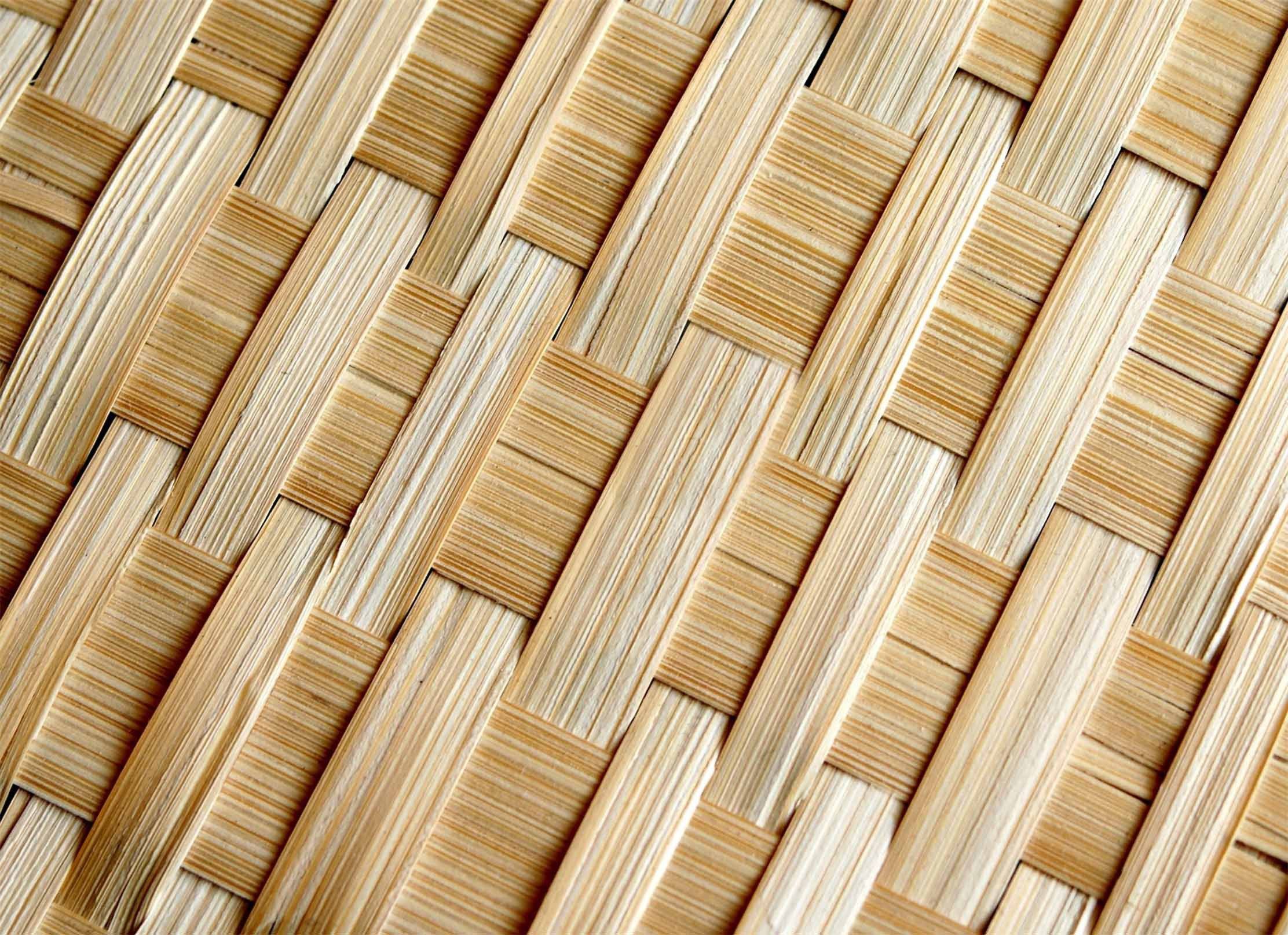 3D Bamboo  Weave 651 Kitchen Mat  Floor Mural AJ Wallpaper