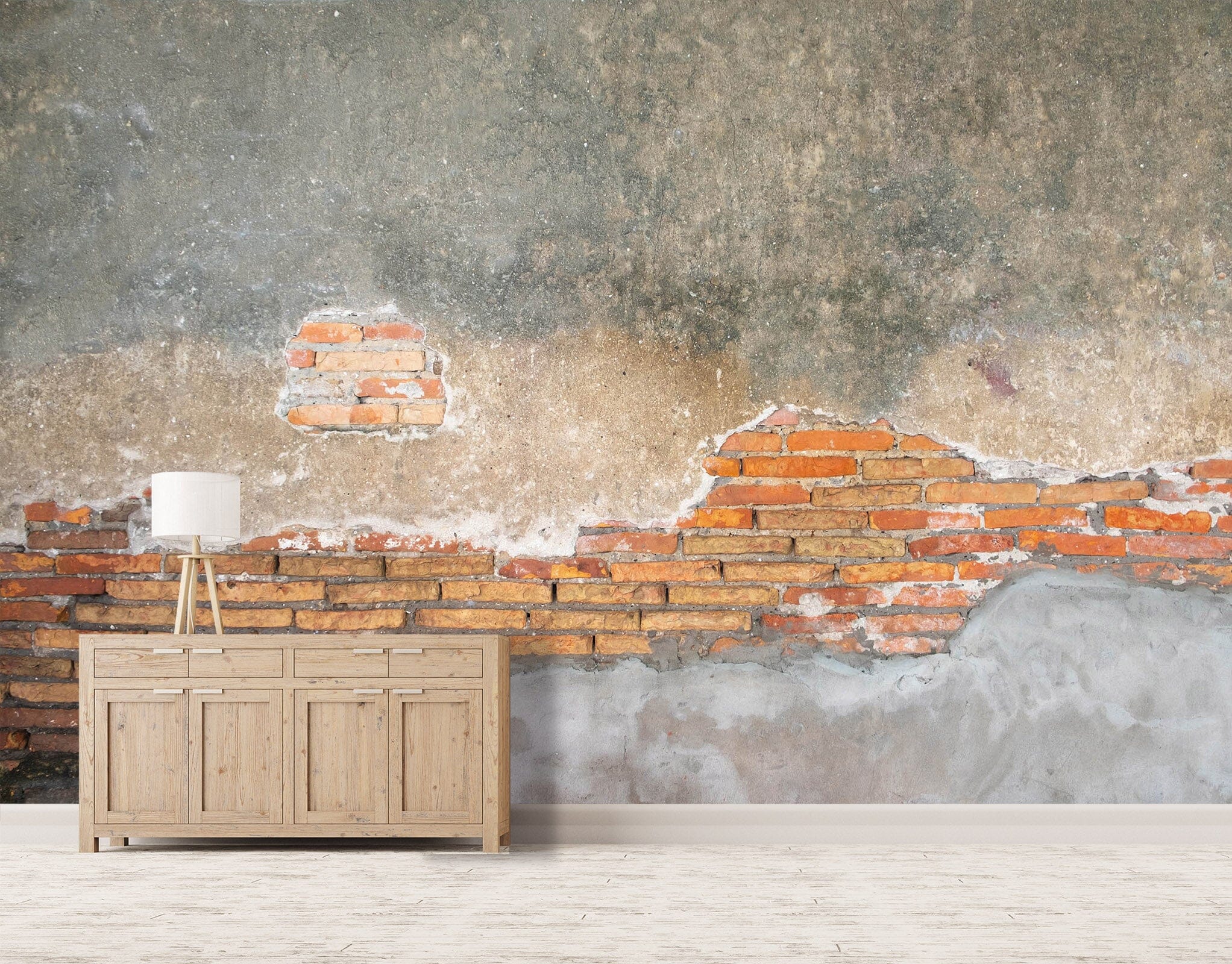 3D Concrete Brick Wall 101 Wall Murals | AJ Wallpaper