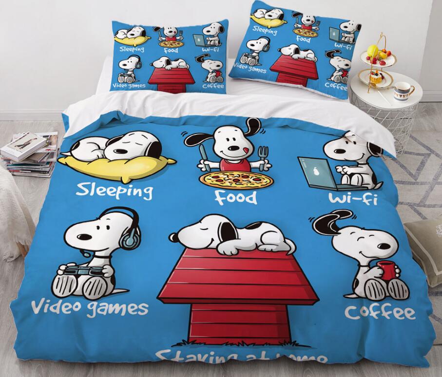 3D Cartoons Snoop Dog 8833 Bed Pillowcases Quilt | AJ Wallpaper